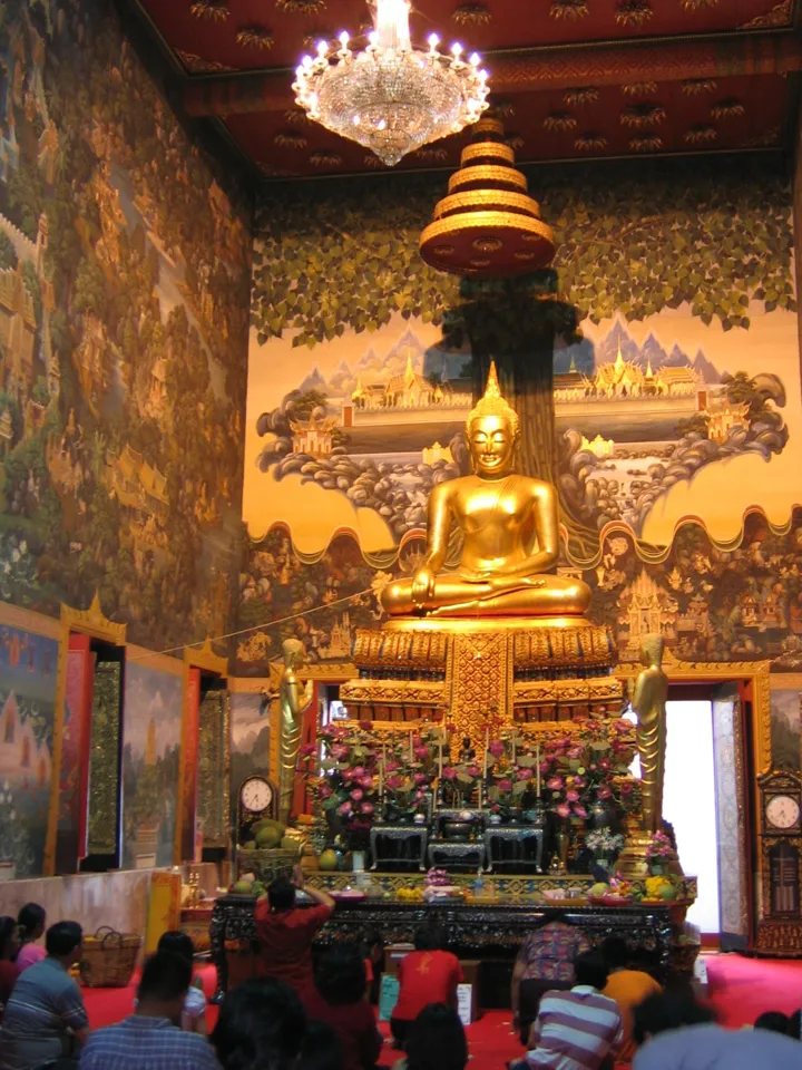ภายในอาคาร วัดไร่ขิง อำเภอสามพราน จังหวัดนครปฐม